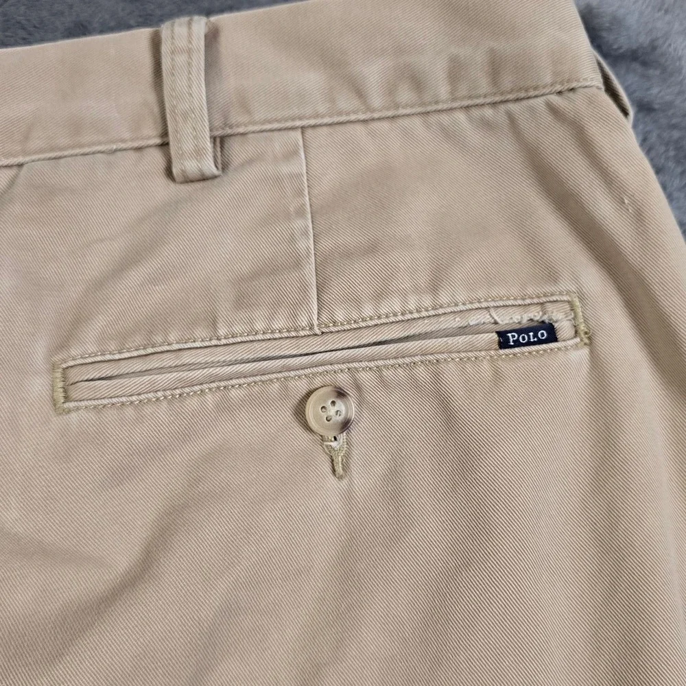 Polo Ralph Lauren Pants 40x30 Men's Classic Fit Chinos Khaki Tan Preppy Casual